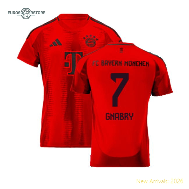 Comfortable Football Team Kids Gnabry Jersey 2024-2025 Stretchy