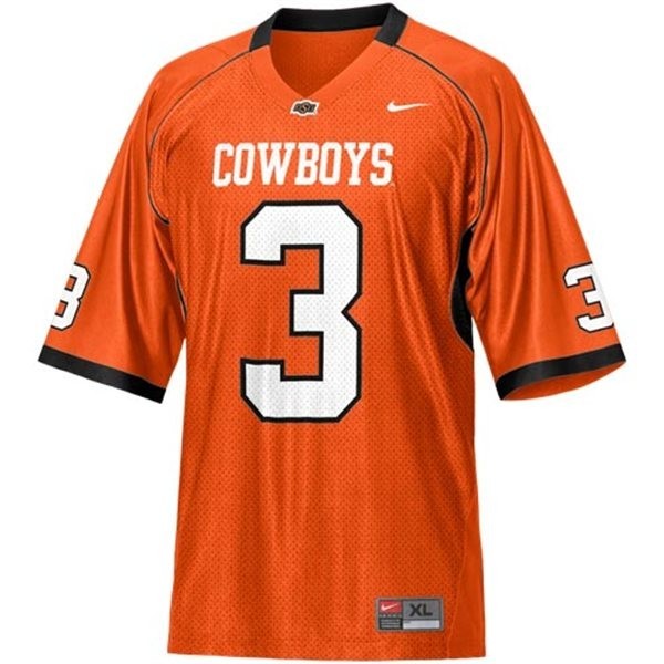 Men NCAA Team #3 Orange Men Pro Series Jersey - Top-tier