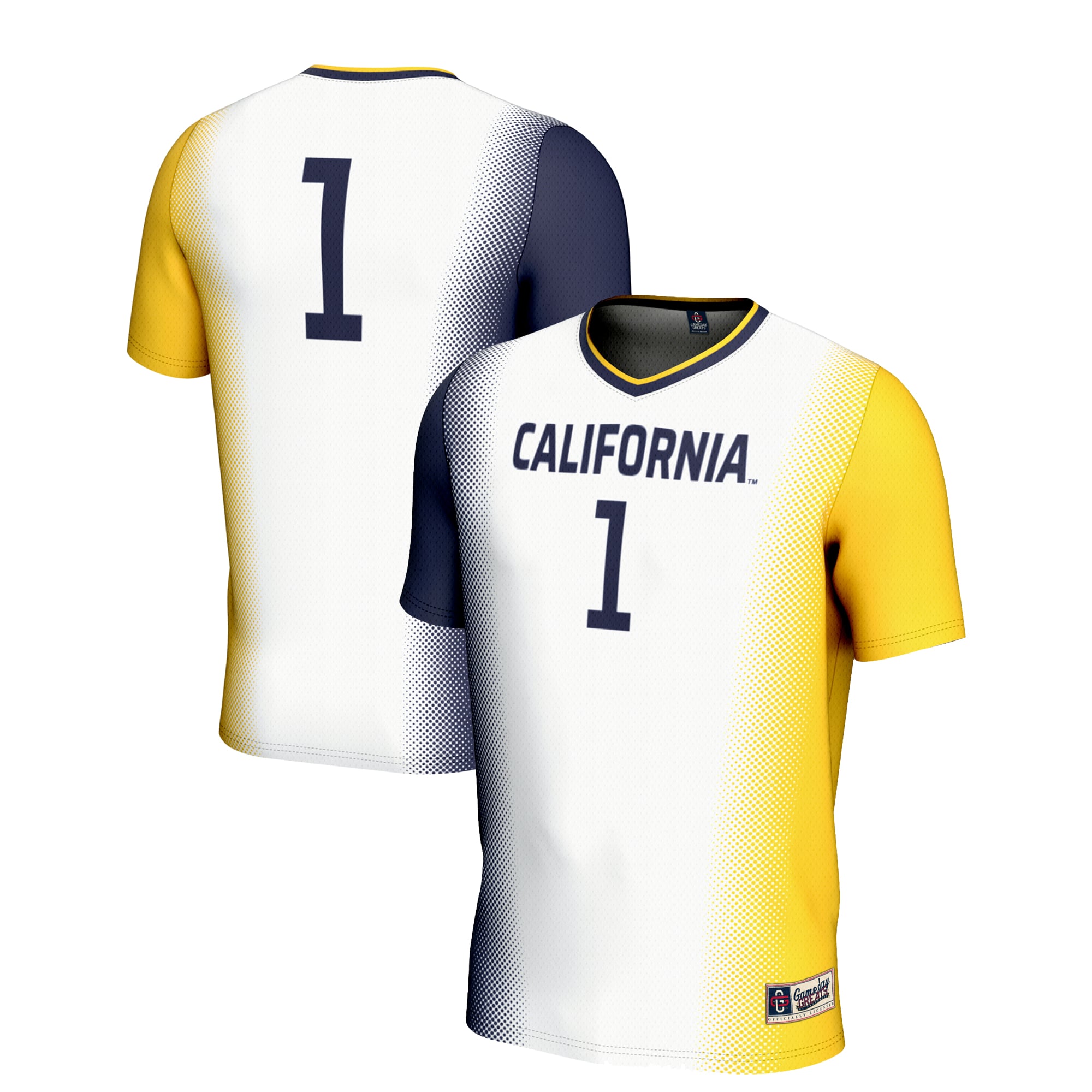 #1 Cal Bears GameDay Greats Youth Lightweight Women's Soccer Jersey - White