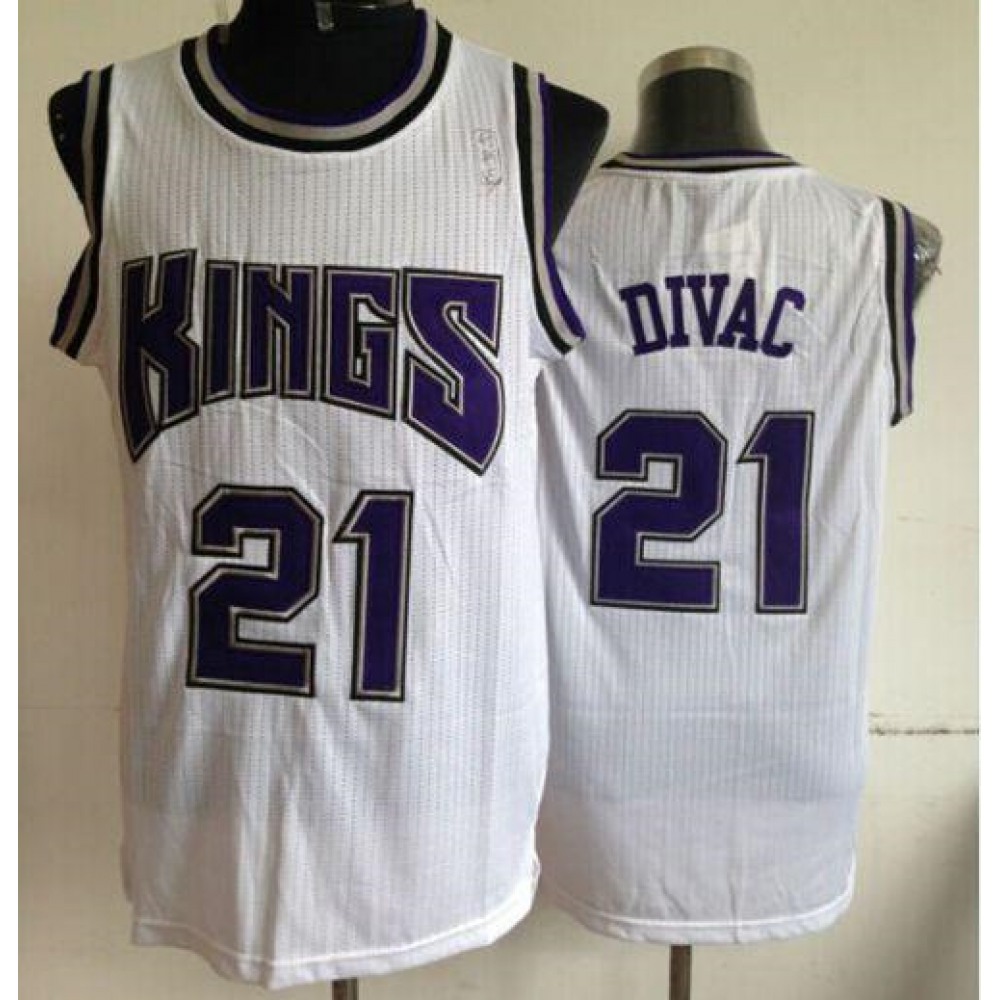 Official Men's Sacramento Kings #21 Vlade White Basketball Jersey