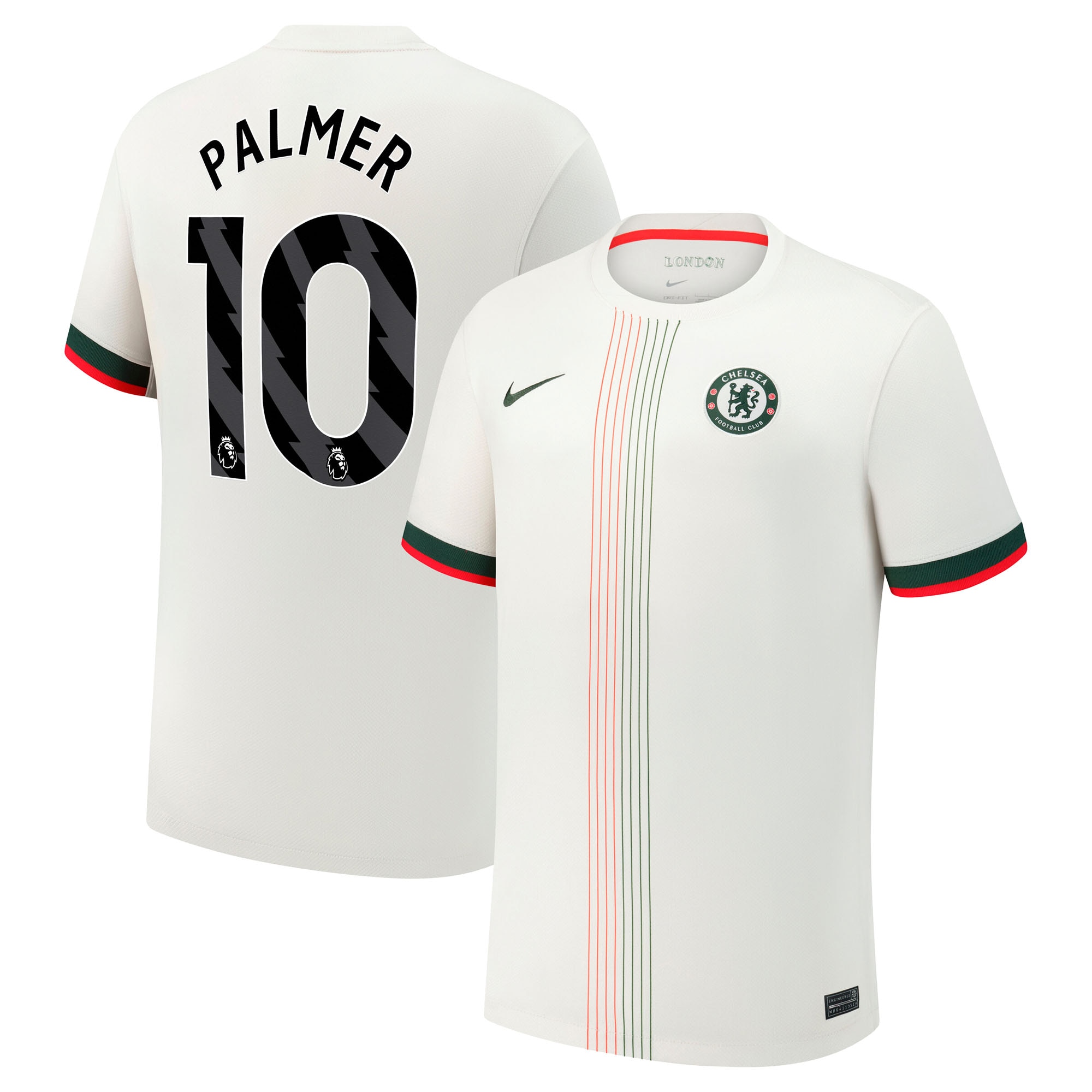 [SJH] Cole Palmer Chelsea 2025/26 Away Replica Player Jersey - Cream