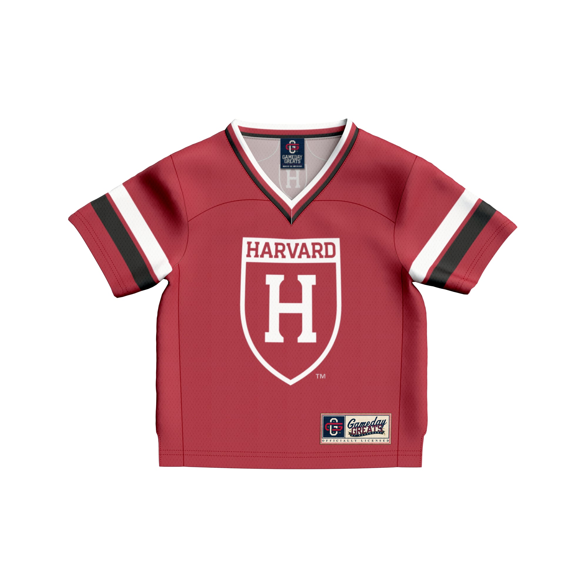 Infant #1 Crimson Harvard Crimson Lightweight Collegiate Football Fashion Jersey