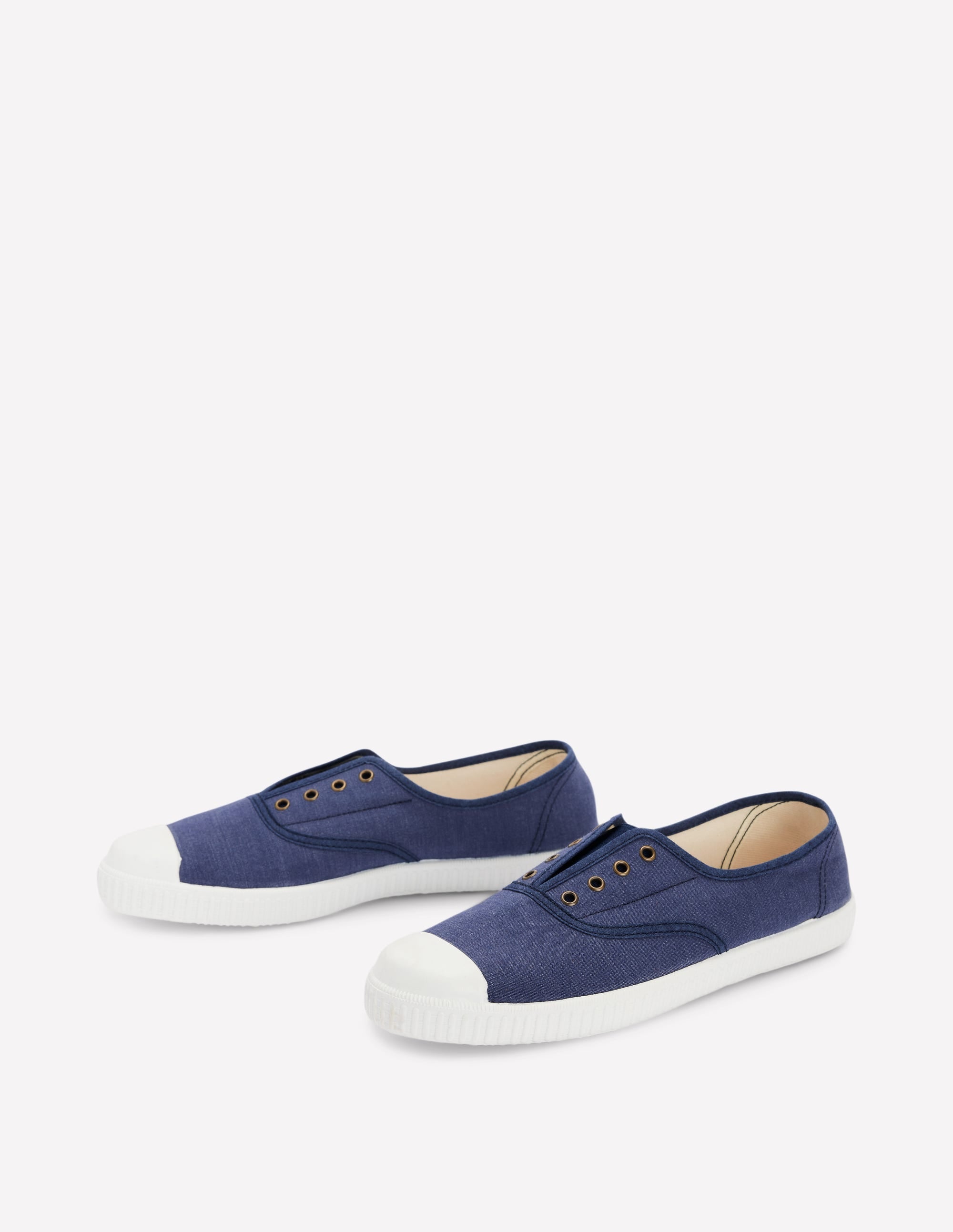 Laceless Canvas Plimsoll