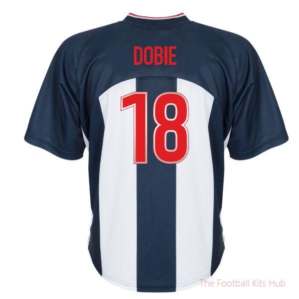 Fan Edition WBA West Bromwich Albion 2001 Home Shirt (Dobie 18)