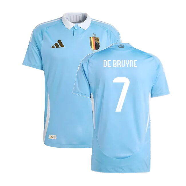 2024-2025 Belgium Authentic Away Shirt (De Bruyne 7)