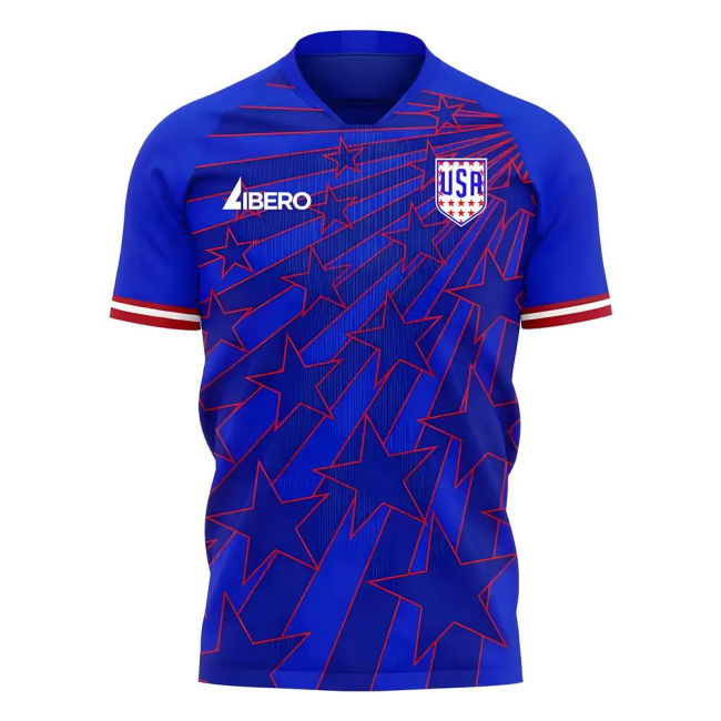 Fan-Favorite Usa 2025-2026 Away Concept Football Kit (Libero)