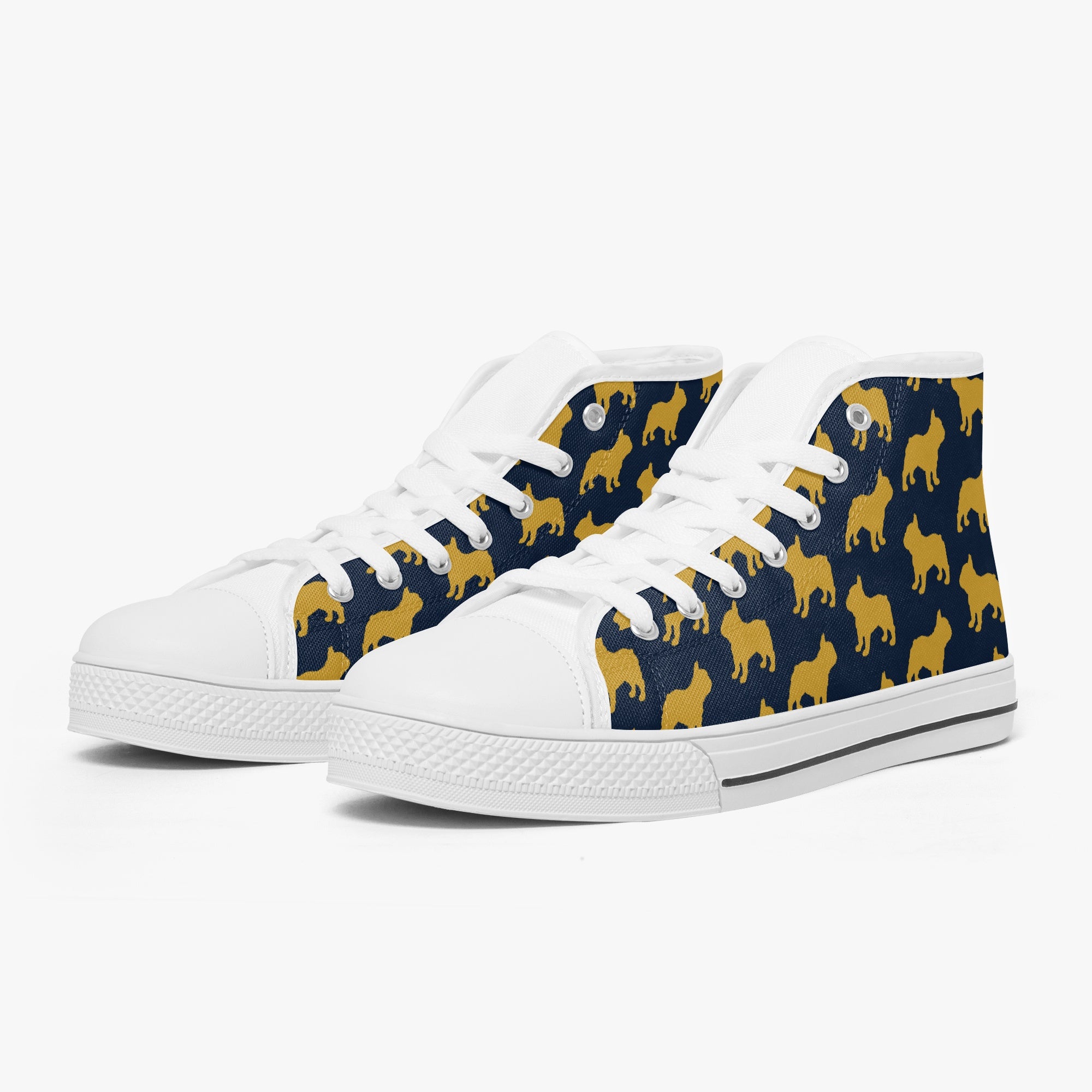 - Premium Classic High-top Canvas Shoes Pet Owner Apparel | Comfy Fit