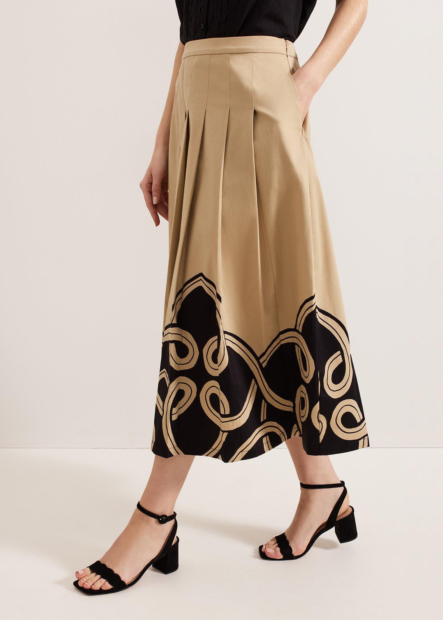Sophia Print Skirt