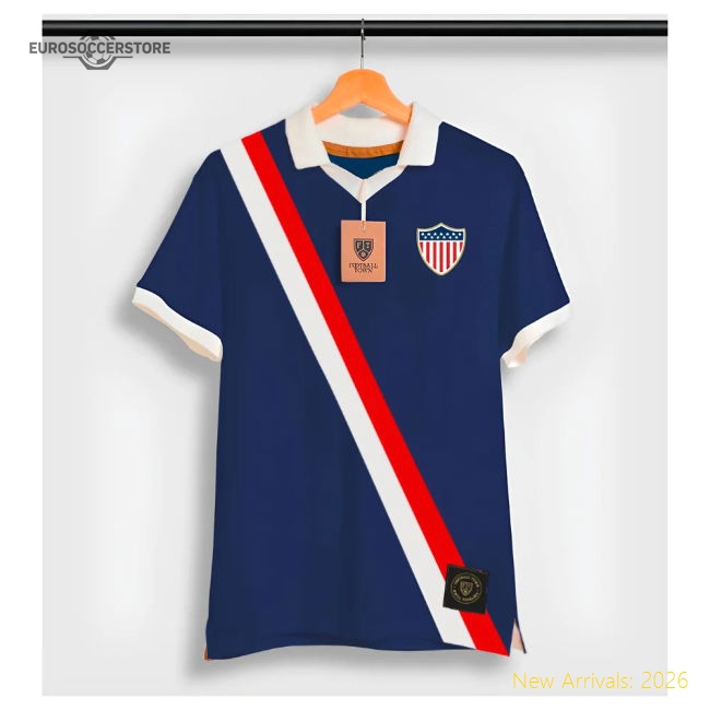 Classic Usa United States Away Retro Kit Stadium Wear Jersey
