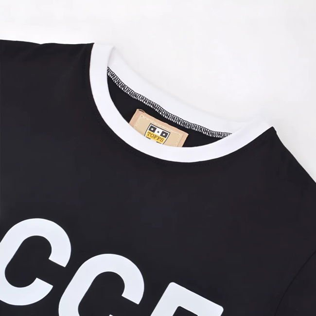 Soviet Union (Cccp) 12Th Man T-Shirt - Black/White Ringer
