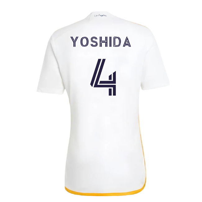 La Galaxy Yoshida Top-grade Mls Jersey Dri-fit Moisture-wicking