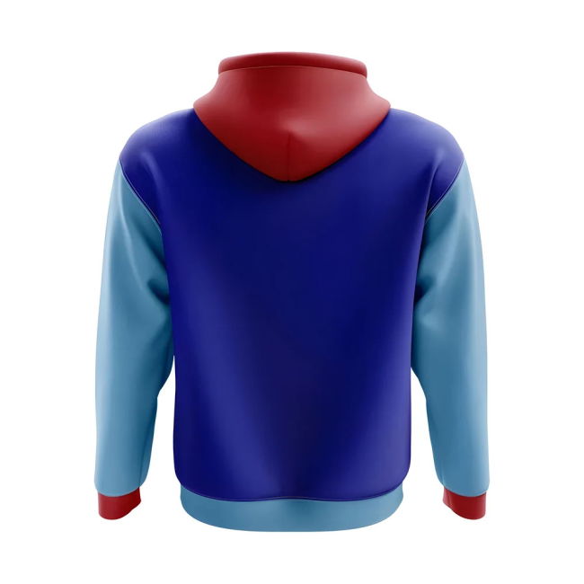 Premium-Quality World-Class Fiji Concept Country Football Hoody (Blue)