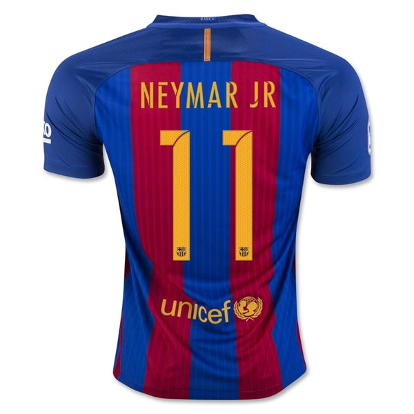Barcelona 201617 Home 11 NERYMAR JR Shirt - Official Replica 11925