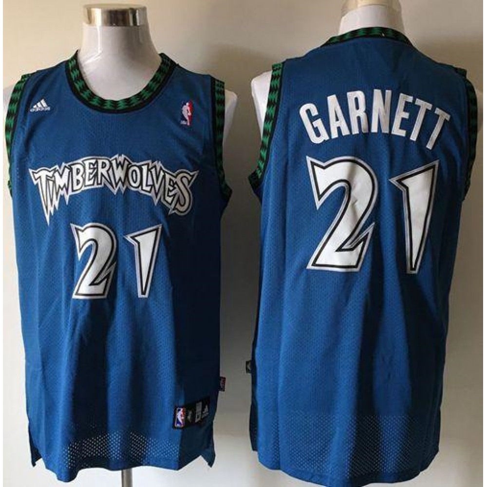 Game Day Retro Men's Timberwolves #21 Retro Blue Basketball Jersey