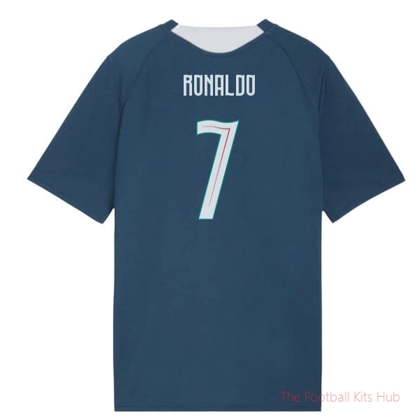 [SJH] 2026/27 Portugal Training Jersey (Ocean Tropic) - Kids (Ronaldo 7)