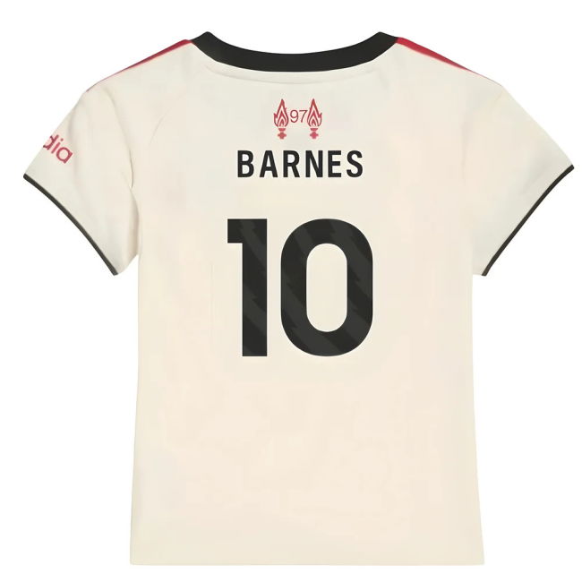 2025-2026 Liverpool FC Away Shirt (Barnes 10) (Baby)