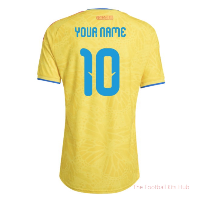 2026-2027 Colombia Authentic Home Shirt (Your Name)