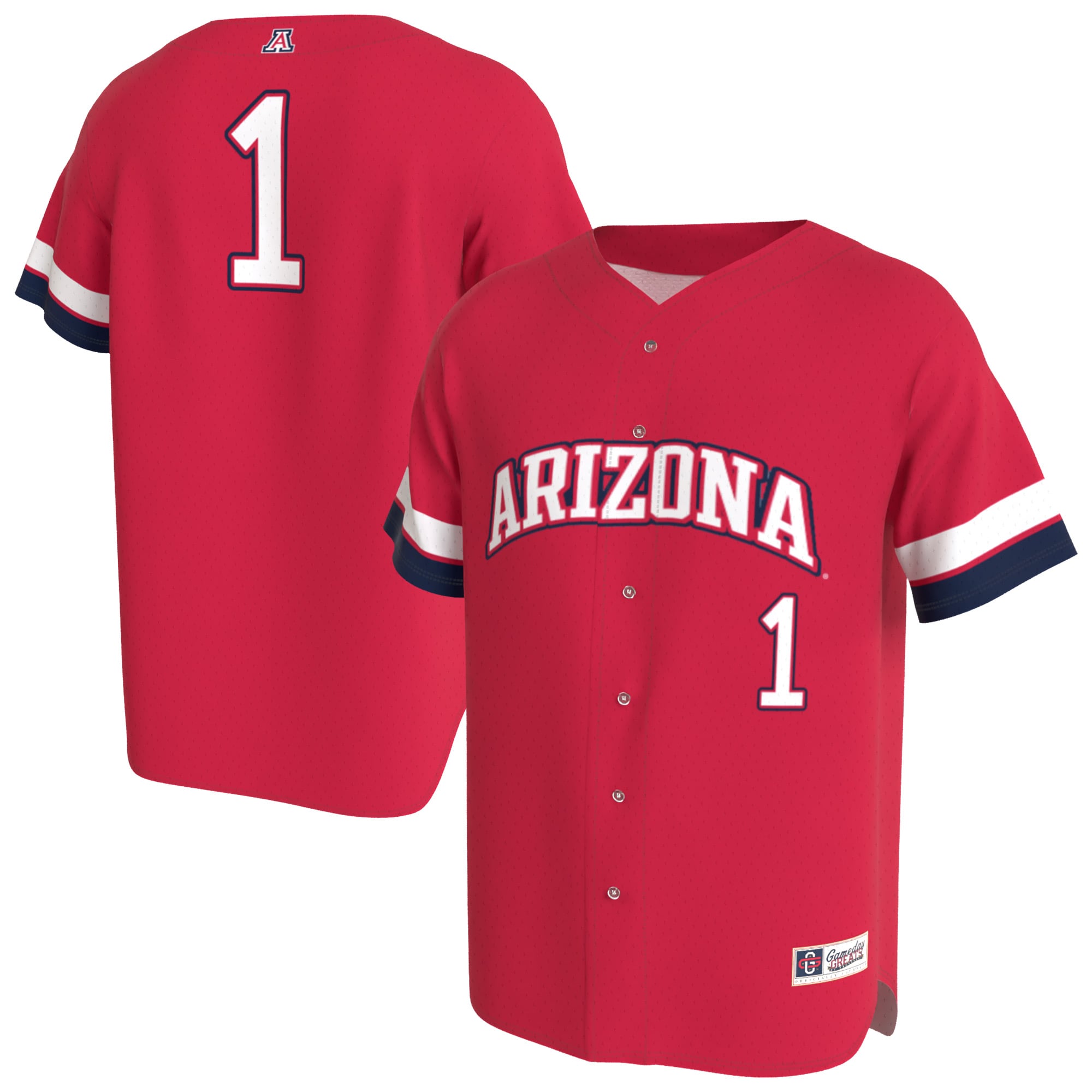 Arizona Wildcats GameDay Greats Youth Lightweight Collegiate Baseball Fashion Jersey - Red