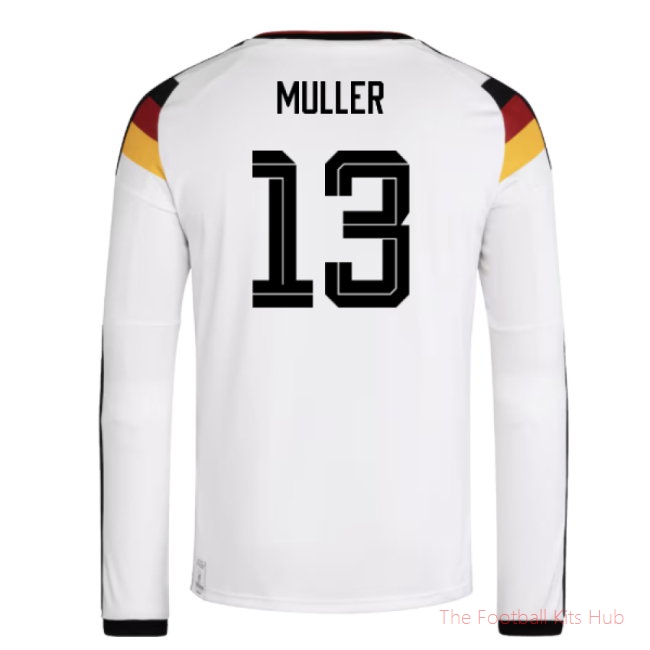 2026-2027 Germany Long Sleeve Home Shirt (Muller 13)