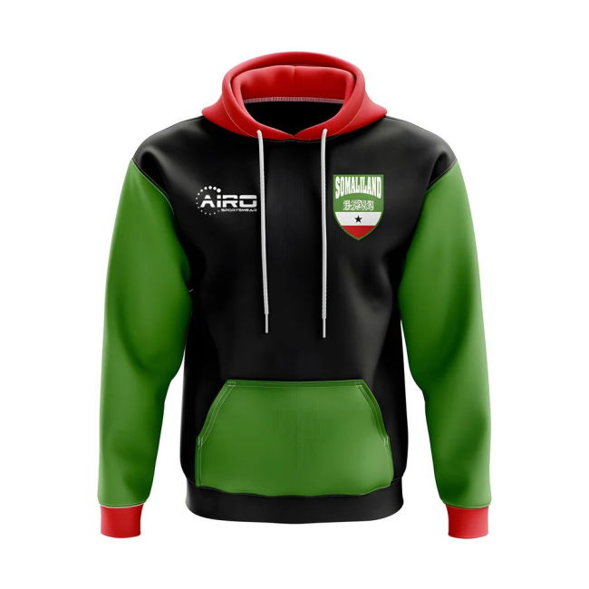 Player Somaliland Concept Country Football Hoody (Black)