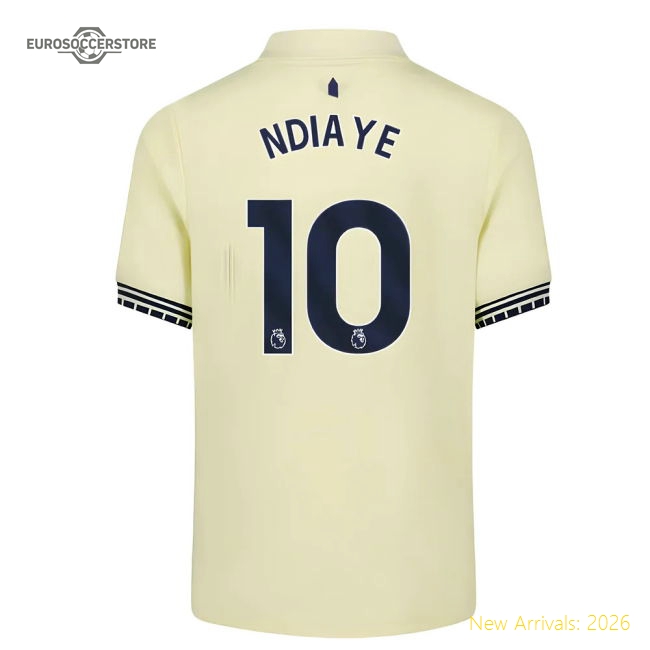 2025-2026 Everton Kids Comfortable Jersey Ndiaye Performance Fabric