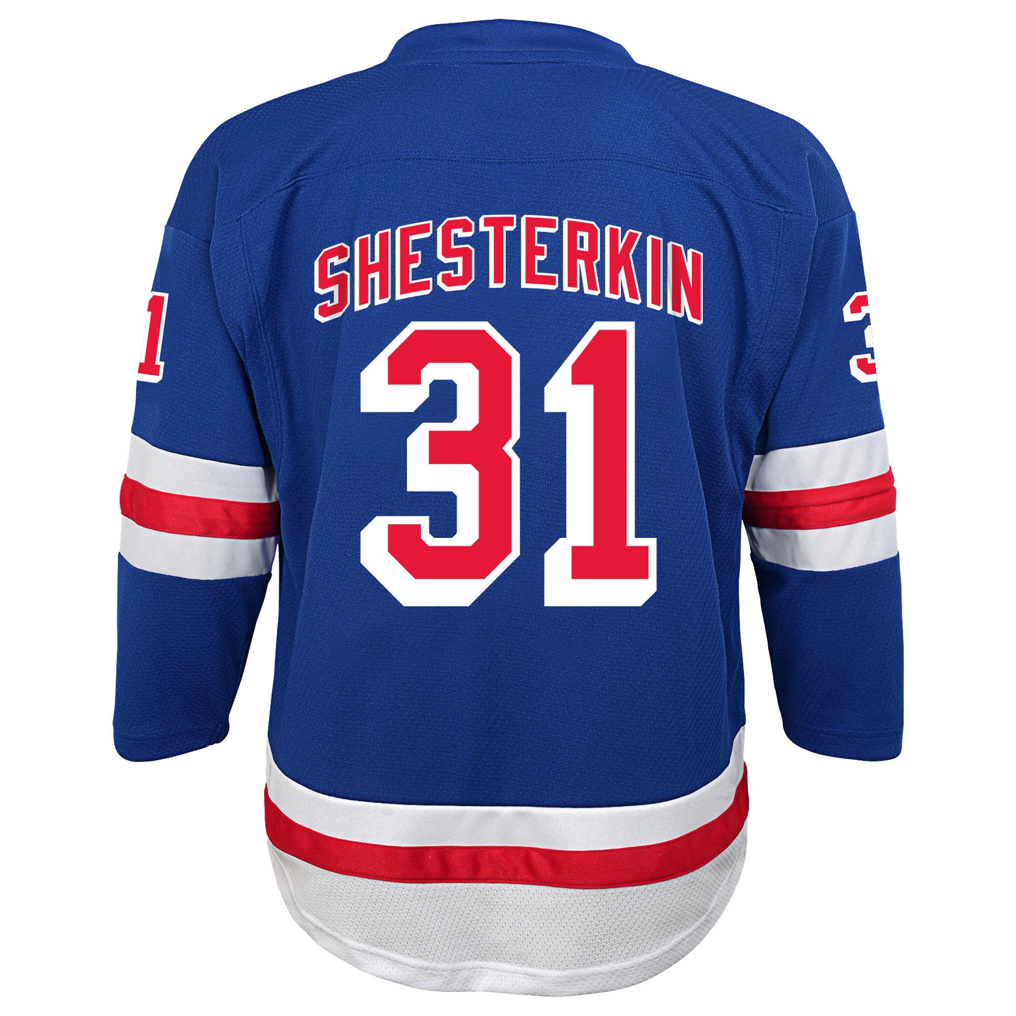 [LK] Igor Shesterkin New York Rangers Youth Home Replica Player Jersey - Blue