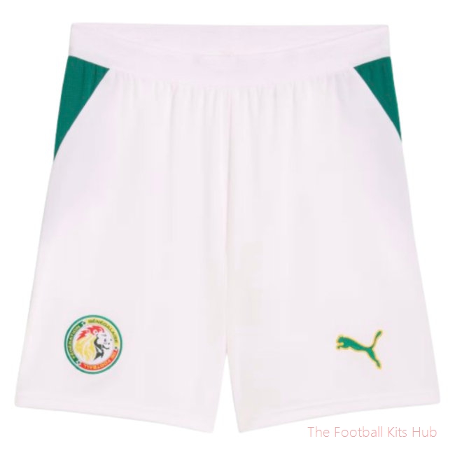 2026-2027 Senegal Home Shorts (White)