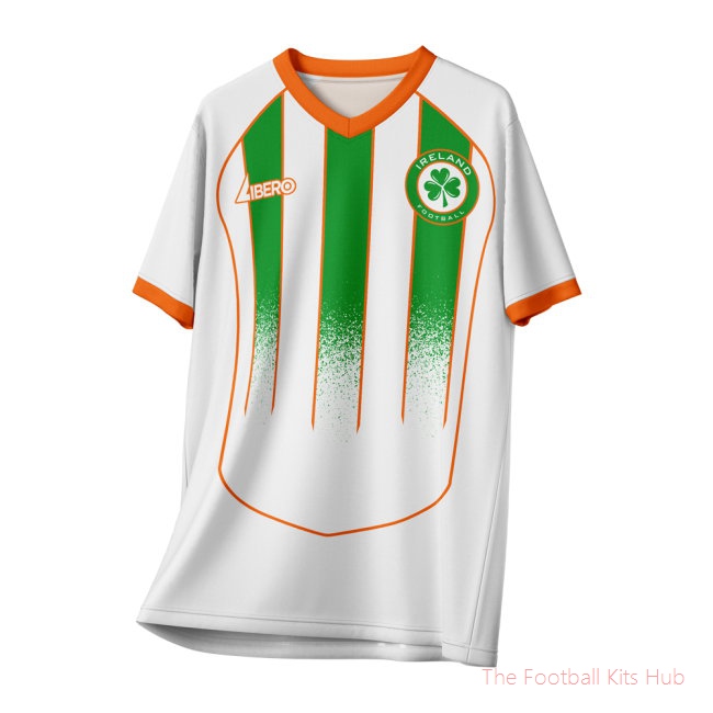 Ireland 1994 Away Vintage Style Concept Shirt Adult Short Sleeve