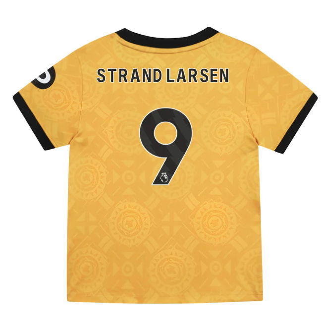 Baby Updated Wolves Home Game Jersey 2025-2026 (Strand Larsen 9)