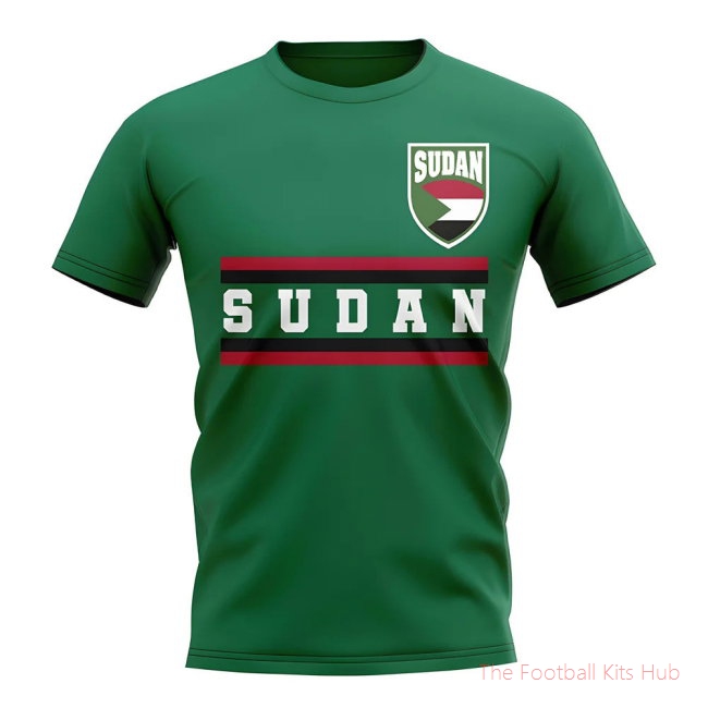 Sudan Core Football Country T-Shirt (Green)