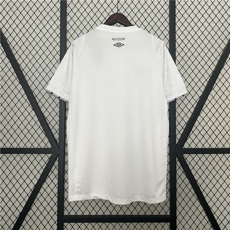 Breathable Santos FC Home 2425 Soccer Jersey Football Shirt