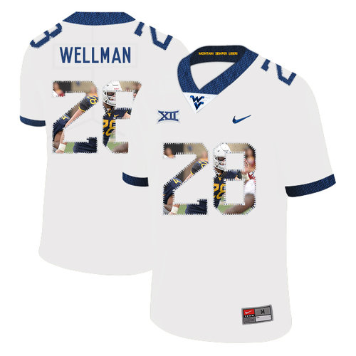 Men's None White 2024 embroidered Elijah Wellman #28 official Jersey