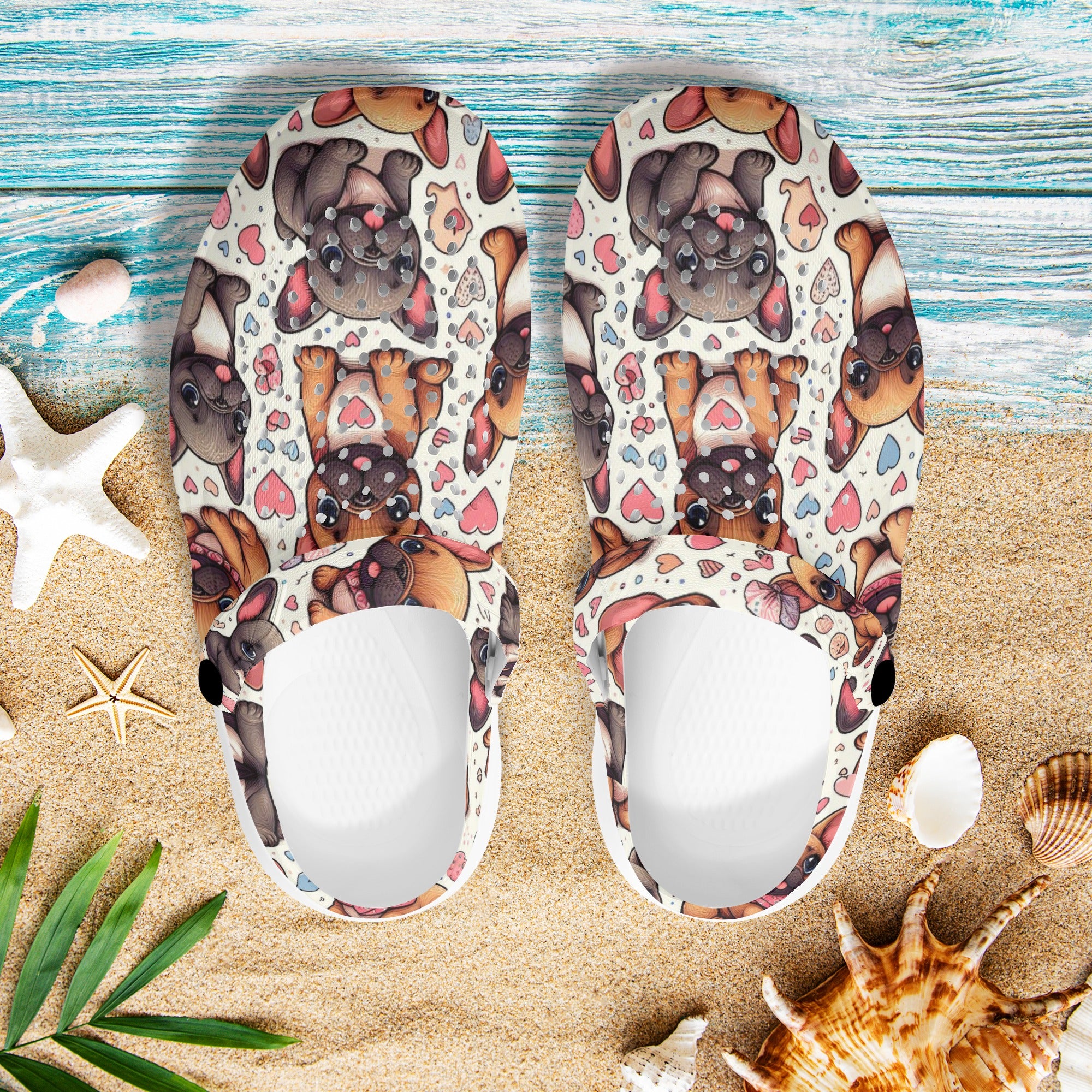 Trendy Paisley - Summer Hollow Out Clogs for Pet Enthusiasts Premium