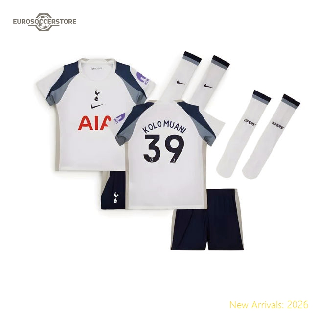 Football Team Mini Breathable Kolo Muani Jersey 2025-2026 Soft-touch