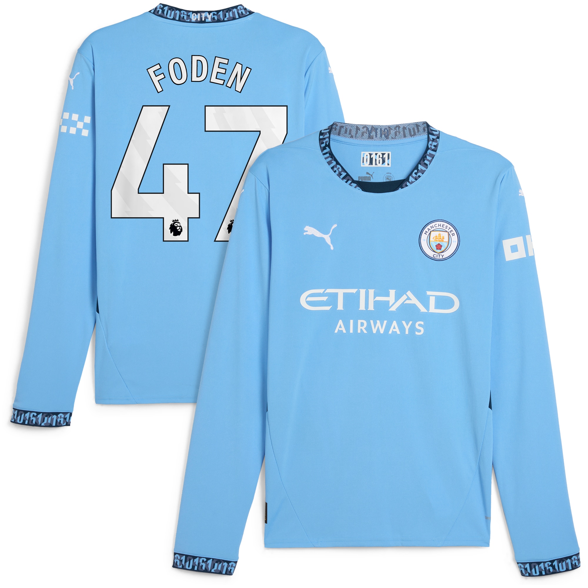 Man City Men's 2024 Elite Replica - Authentic Jersey - Collectible