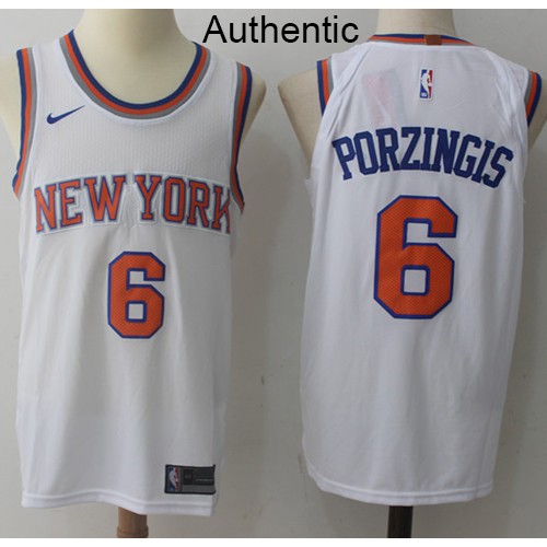 Trail Blazers White York Knicks #6 Nike Jersey - Budget-Friendly