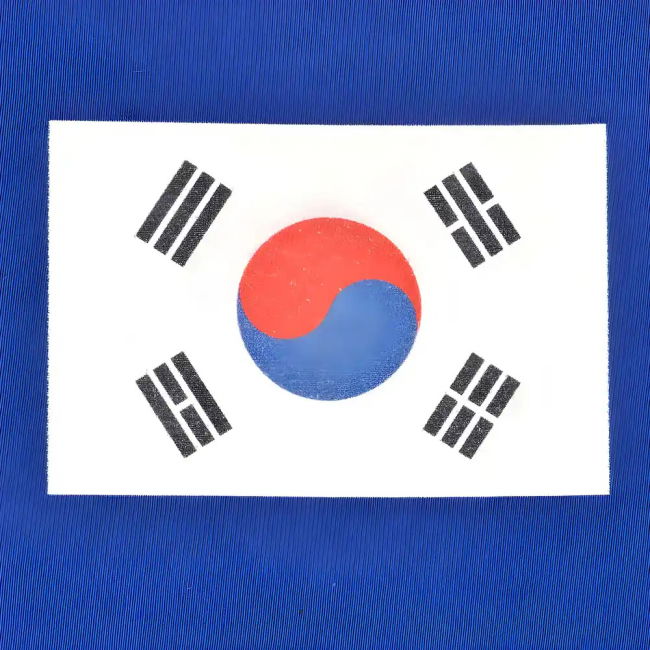 Championship South Korea 12Th Mant-Shirt - Royal/White Ringer