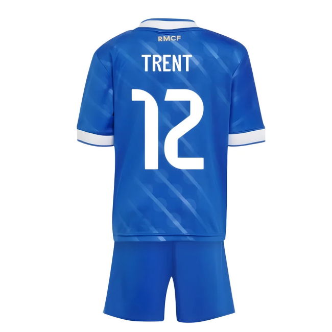 Camiseta Real Madrid 2025-2026 Tercer Juvenil - Oficial Con Trent 12
