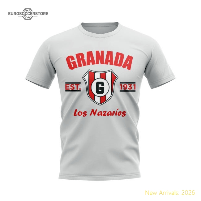 Trending Professional-Grade Granada Established Football T-Shirt (White)