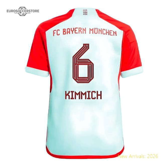 Official 2023-2024 Bayern Munich Home Shirt (Kids) (Kimmich 6)