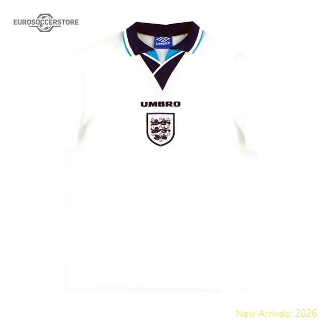 England 1995 Home Jersey Shirt Football Fan Apparel