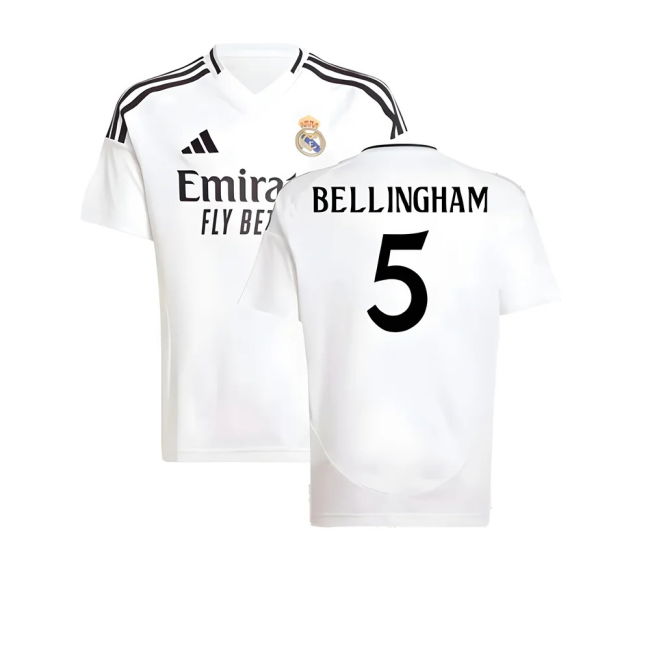 Premium 2024-2025 Real Madrid Home With Classic Design - Captain