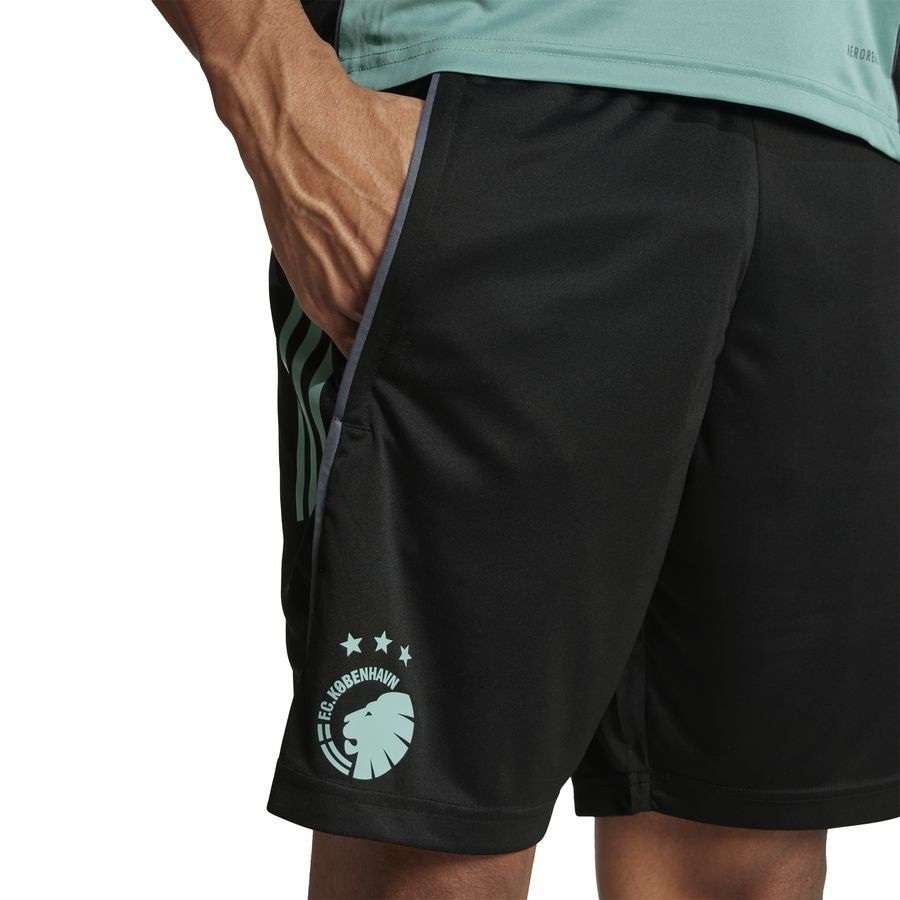 [EFKS] FC Copenhagen Shorts Tiro Black/Onix/st Fade Ocean 25 Training Apparel