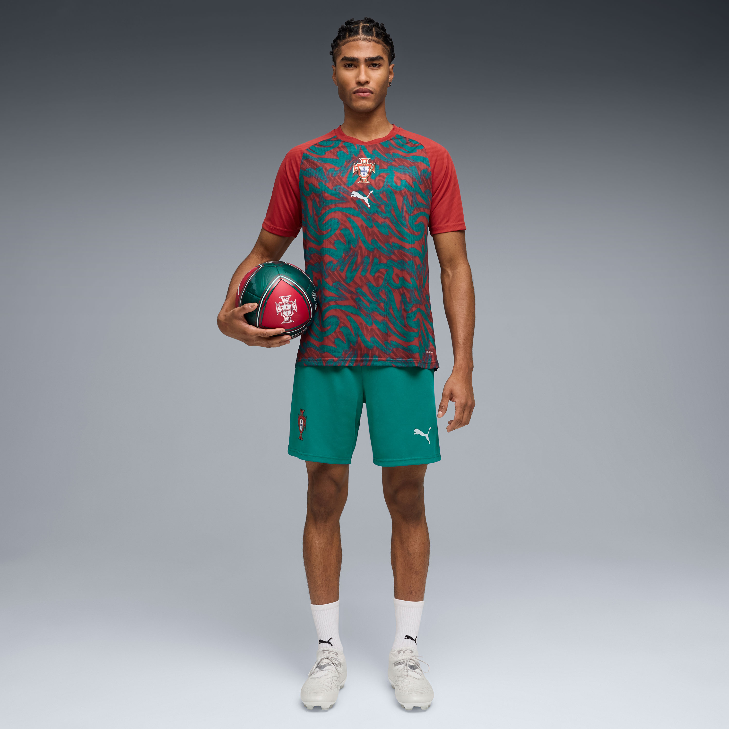 [SJH] Portugal National Team 2026 Pre-Match Jersey Top - Red