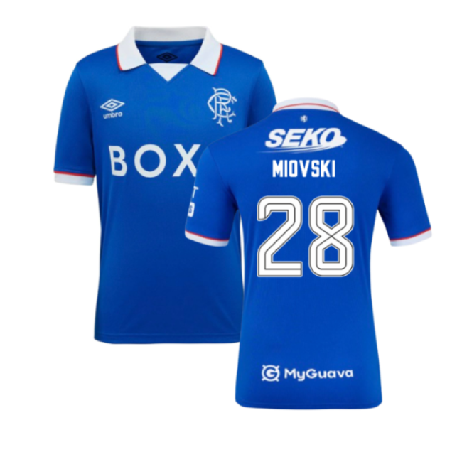 Glasgow Rangers Miovski 2 #8 Retro Collection Official Merchandi (v8)