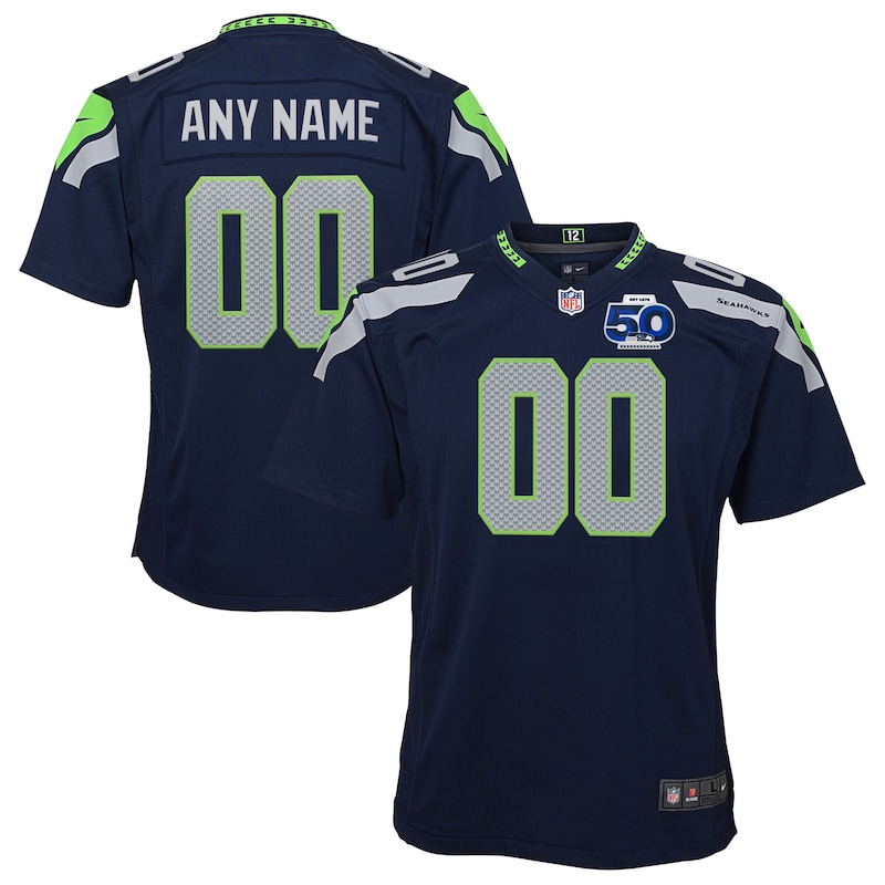None  SEA Seahawks Timeless Top-Grade Jersey Game Day Wear