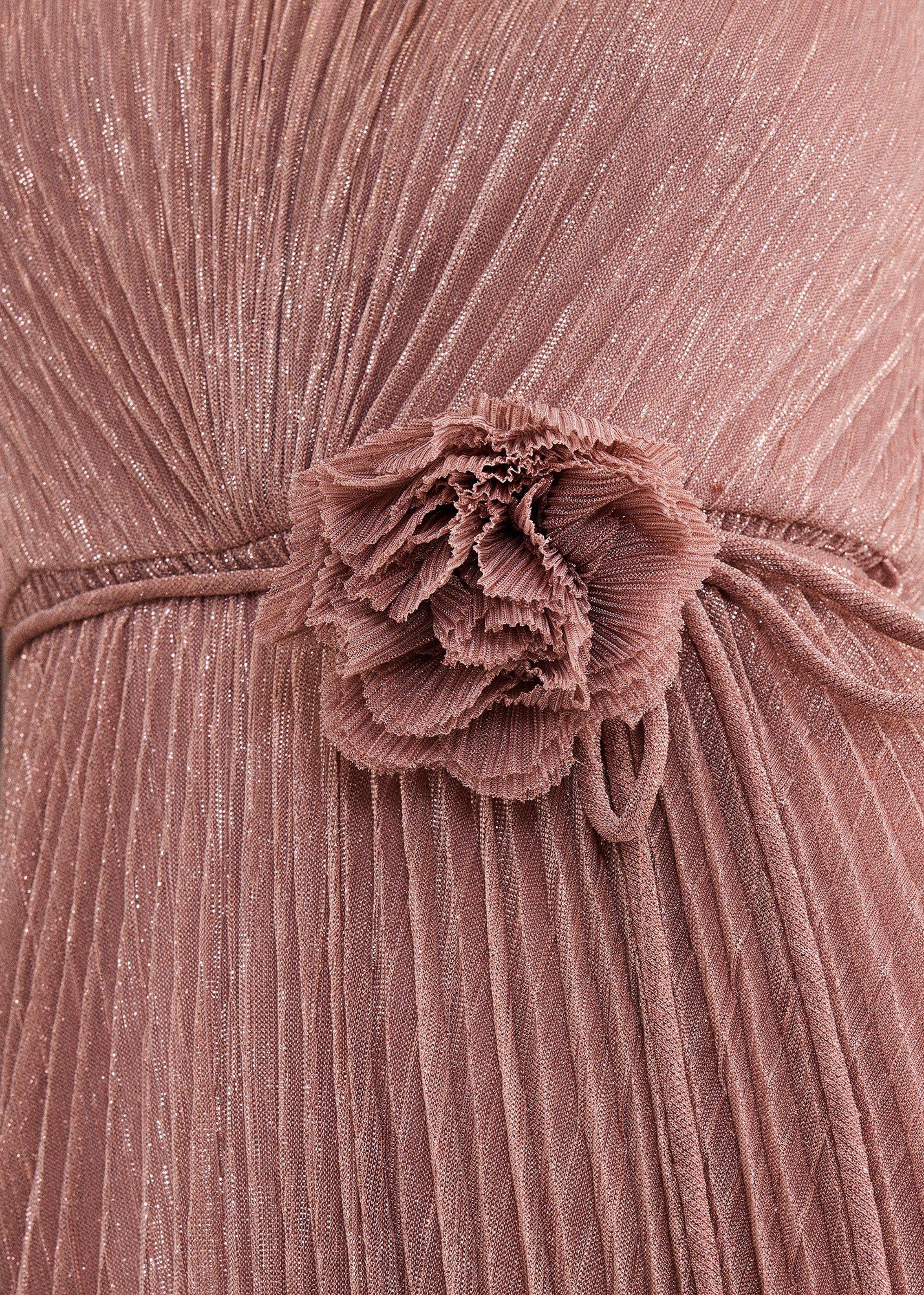 Petite Simara Plisse Maxi Dress
