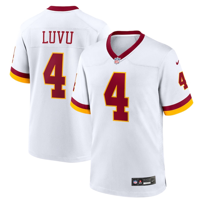 None Frankie Luvu WAS Commanders Premium-Quality Game Jersey