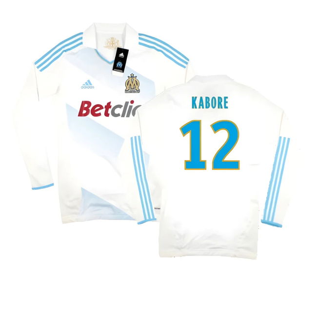 Marseille Player Spec Long Sleeve Home Shirt Excellent L Kabore #1...