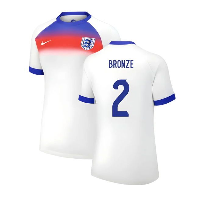 2025 England Womens Team Home Shirt (Ladies) (BRONZE 2)
